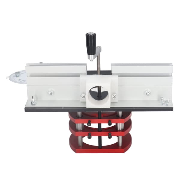 Overhead Router Lift med Topplade Træbearbejdning Slidsning Trimning Facade Bordplade Sort