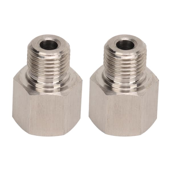 1/8in NPT til M10 X 1.0 han manometeradapter lækagesikker rustfrit stål universal til biler