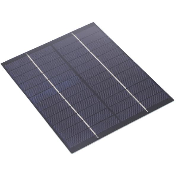 5.2W 12V Mini Solcellepanel Polykrystallinsk Silisium DIY Modul System 5521DC Utgang
