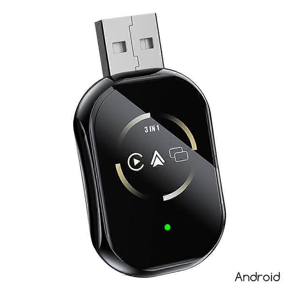 Trådløs Android Auto-adapter med Mirror Link Nem Plug and Play-installation Ingen skade på bilen til daglig pendling Android