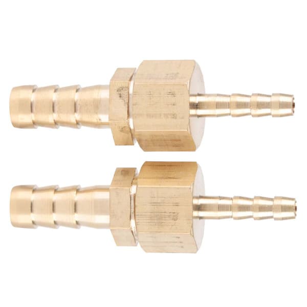 2st 4-8mm Mässingsrör Skrov Svansreducerare Reducerande Kontakt