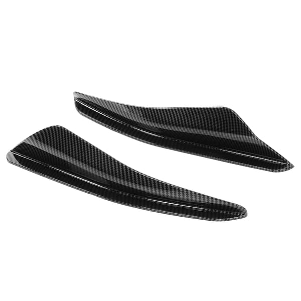 2 stk. Forreste Bumper Aero Kits Canards Vinger til Maxton Style Udskiftning til MK8 2021+ (Kulfiber Stil)