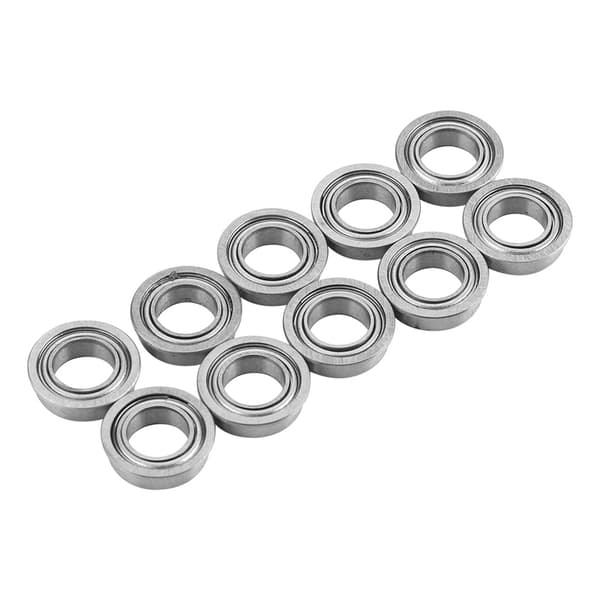 Flänskullager i rostfritt stål 6x10x3mm 10st