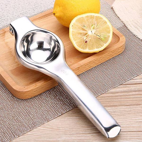 Husholdningskøkkentilbehør Køkkenværktøj Bærbar citronklemme i rustfrit stål citron fortykket manuel juicer Frugtsaftpresser