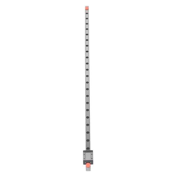 Miniature lineær styreskinne stål lineær bevægelsesglideblok 500 mm