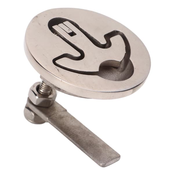 61x57mm Marine Flush Hatch Pull 316 Rustfritt Stål Sølv Yacht Båt Hardware