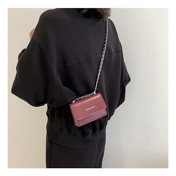 Mini Tote Bag Crossbody Taske Simple Kvinde Skuldertaske Lille Firkantet Dame Håndtaske Ny (klaret)