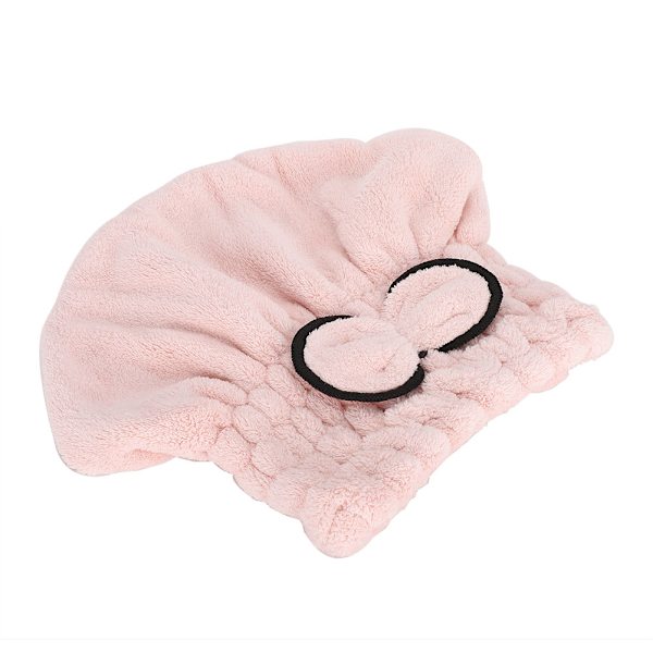 Hurtigtørrende brusehætte, pink hår badehætte til kvinder og piger