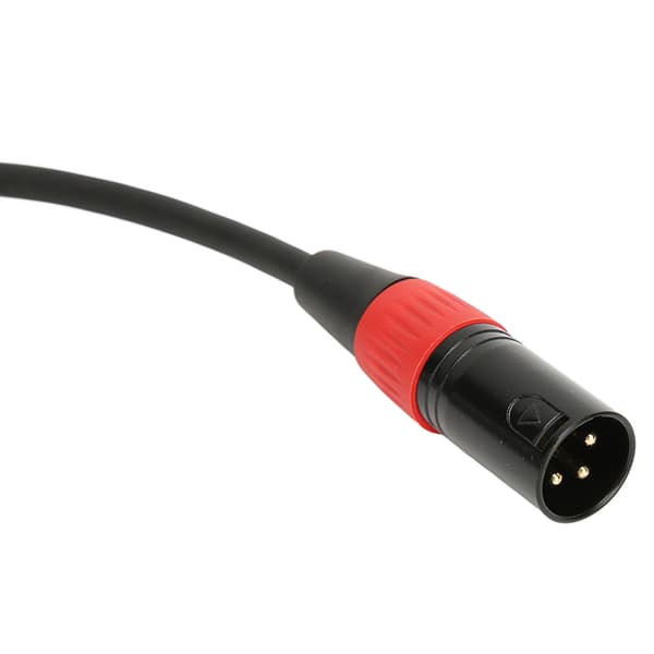 XLR Han til 3,5 mm Kabel Stereo Tabfrit Støjreduktion Mikrofon Afbalanceret Ledning til Kamera Computer 11,8 tommer
