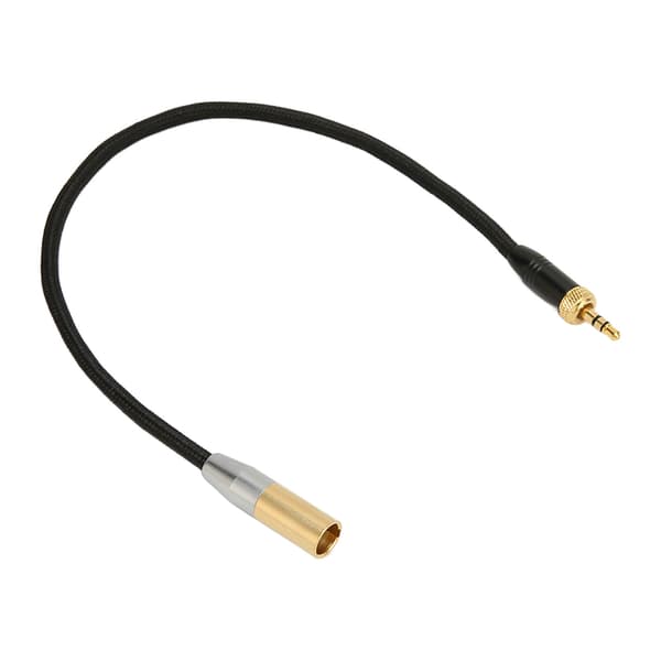 3,5 mm til Mini XLR-kabel Gullbelagt 3-pinners stereolydadapter for BMPCC videokamera