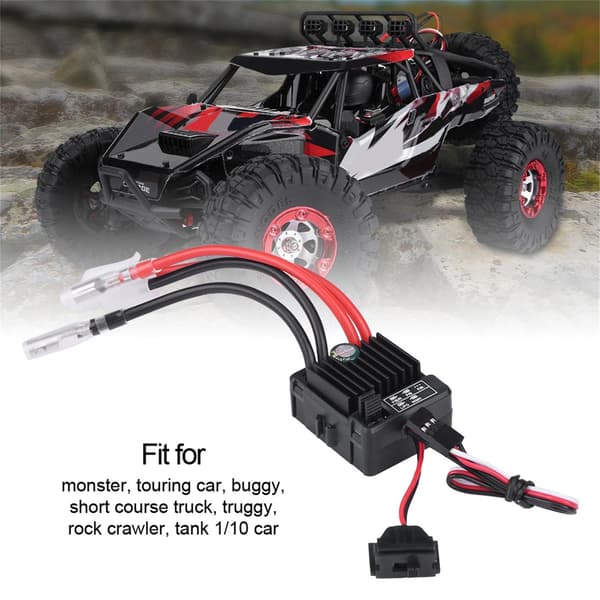 Vattentät Borstad 1060 60A ESC för 1/10 RC-bil