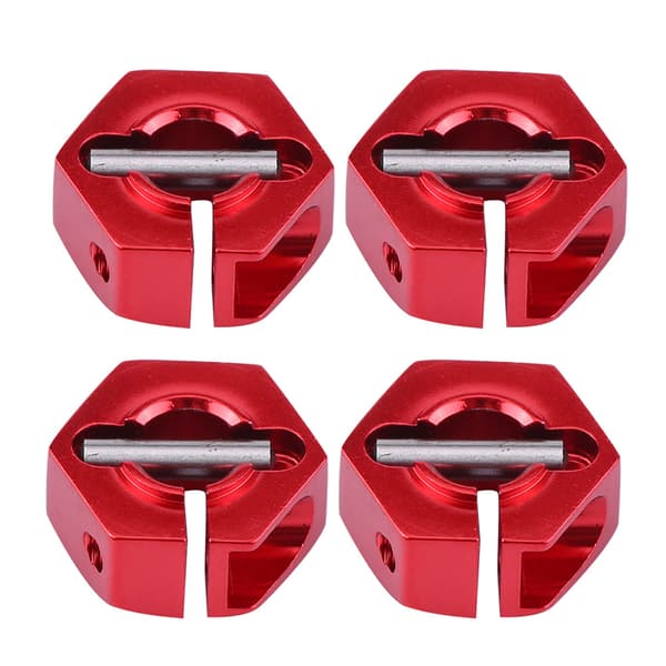 Universal Hex-navadapter til HSP Sakura 1/10 skala RC-bil (rød)