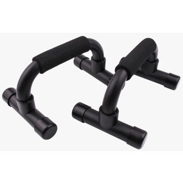 stk I-formet Multifunktionelt Push-up Rack, Hjemmetræningsudstyr - Sort