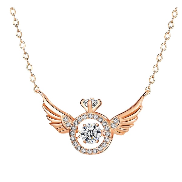 Damemode Love Heart Diamond Pendant Halskæde Mors Dag gavesmykker