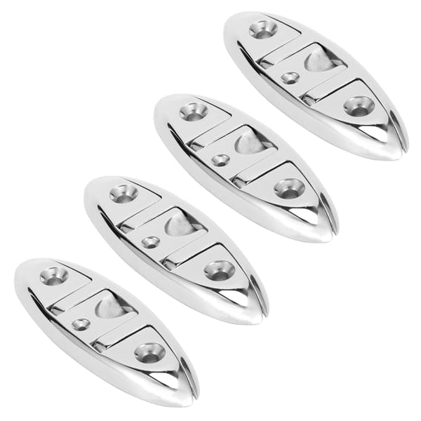4-pak rustfrit stål foldbare marinebådsklamper 6x2,1 tommer
