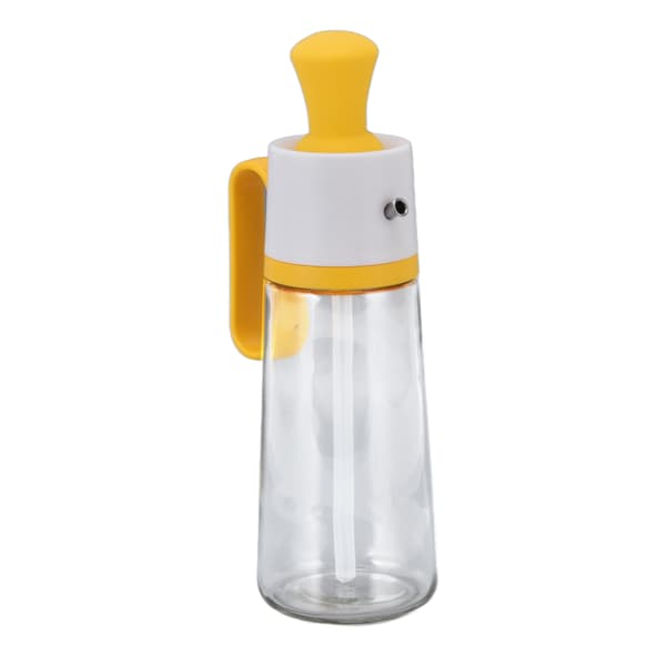 Blank Oljedispenser - 550ml Läcksäker Vinägerdispenser för Utomhusgrillning [Gyllengul]