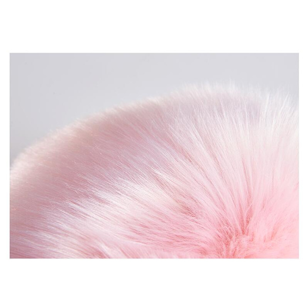 Pæon Pink Heart Pyntepude, plys pude pink 45cm