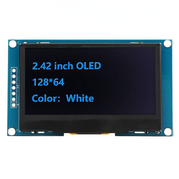 2.42 tommer OLED Display Modul SPI Seriel Port SSD1309 Driver IC DIY MRA091C Blå