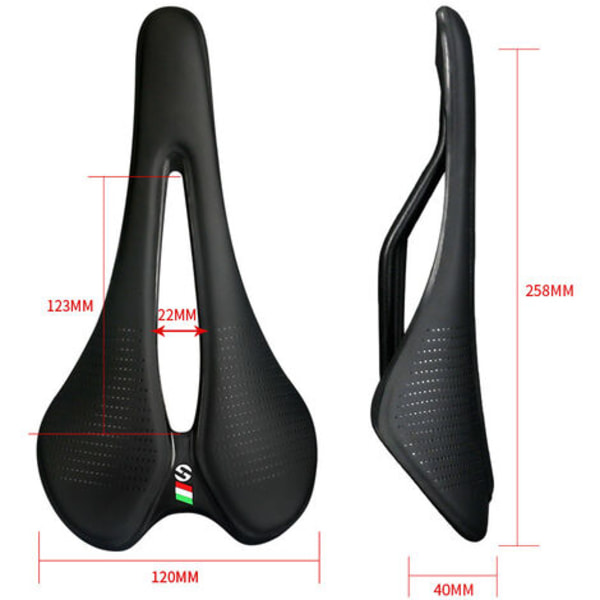 Comfort Cykelsadel Cykelkudde Andas ihålig cykelsits med stötsäker fjäder Ergonomisk cykelsadel för M