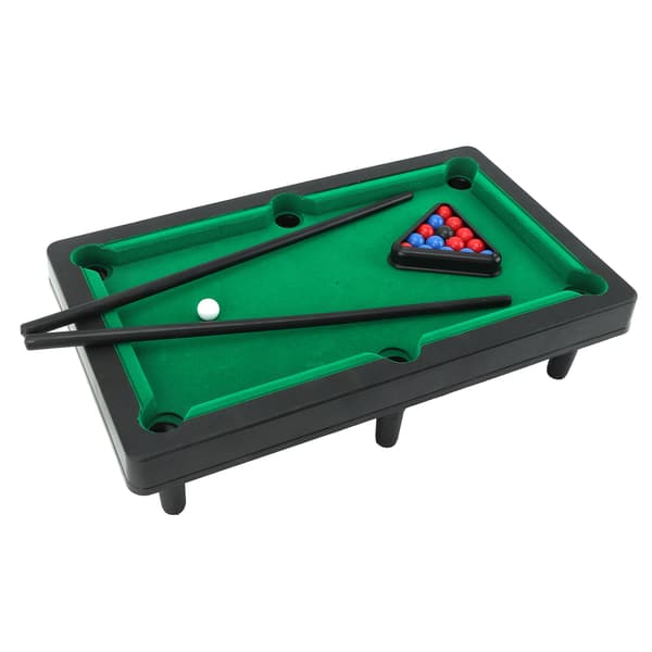 Mini Biljardbord Interaktiv Simulering Miniatyr Pool Spelset Skrivbordsdekoration