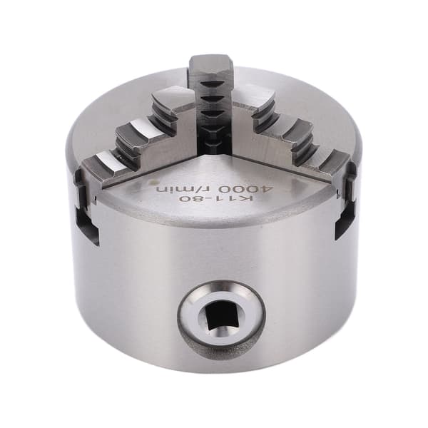 SANOU K11 80 3-backars självcentrerande svarvchuck 80 mm diameter