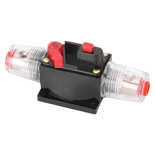 12-24V Bil Auto Tilbehør Lydforsterker Reset Strømbryter Sikringsholder for Bil Skip 60A
