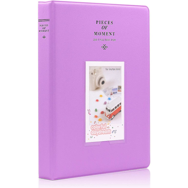 128 kpl Polaroid MINI valokuvaliite valokuvakokoelmakirja Lavender