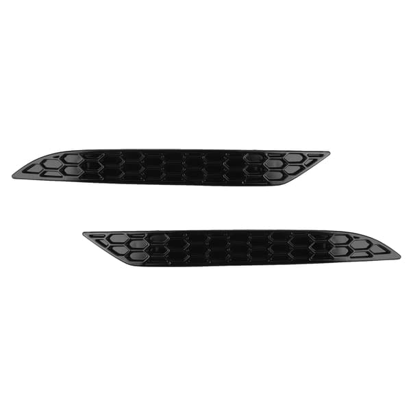 2 STK Blank Sort Bagkofanger Reflektor Honeycomb Delete Sæt Kompatibel med MK7.5 GTD R 2017 2020