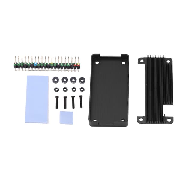 Raspberry Pi Zero Aluminiumlegering Passiv Køling Kabinet Pin Header