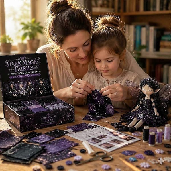 Fairy Patchworks DIY-kollektion Sjov Blomster-Fe Patchworks Syhåndværkssæt, Ny 2026 A