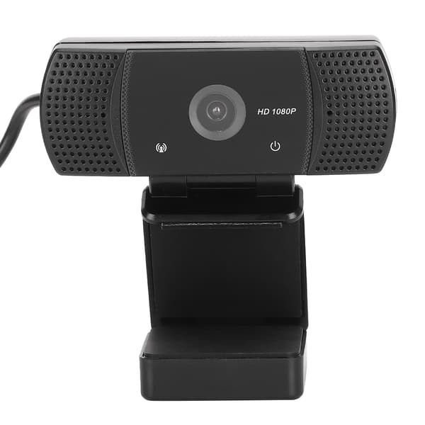 USB Webcam HD Indbygget Mikrofon Desktop Videokonference 1080P Digitalkamera Sort
