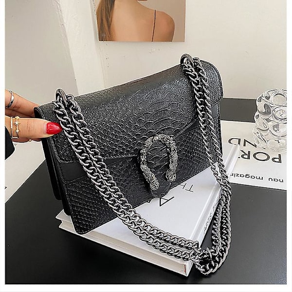 Small Shoulder Messenger Håndtaske til kvinder/pu Læder Cross-body telefontaske Pung med kortpladser og skulderrem A916-551