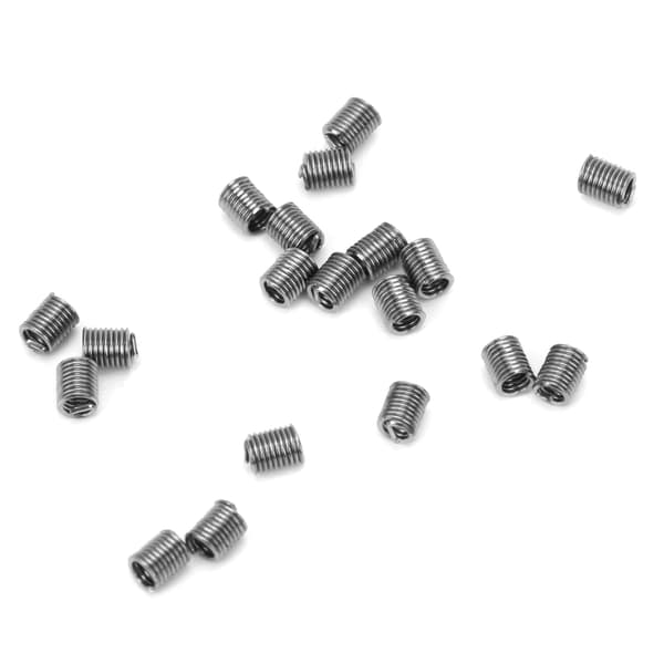 50 kpl Kierretangon korjaussuoja Holkki Reducer Mutterikiinnike M1.6 x 0.35 3D