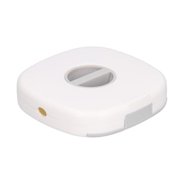 Multifunktionel Roterbar Datakabel Organizer med Telefonholder Hvid