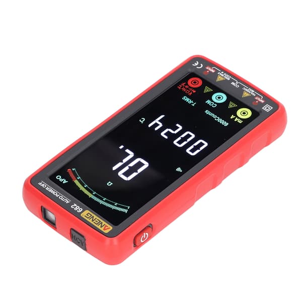 Digitalt Multimeter LCD Auto Område Modstand Spænding Strøm Tester 6000 Tællinger