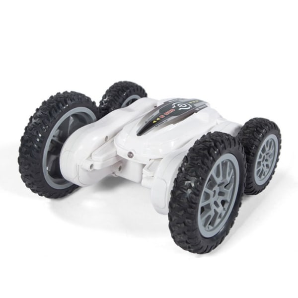 Yksi kaukosäädin Butterfly Stunt Car Electric Toy Car - valkoinen