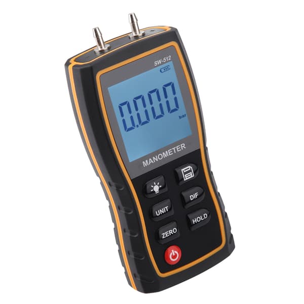 SW-512B Høypresisjons digital differensial lufttrykkmåler