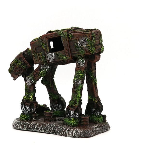Slot robot hund akvarium dekoration rekvisitter mode akvarium dekoration baggrund dekoration tema akvarium dekoration ornamenter