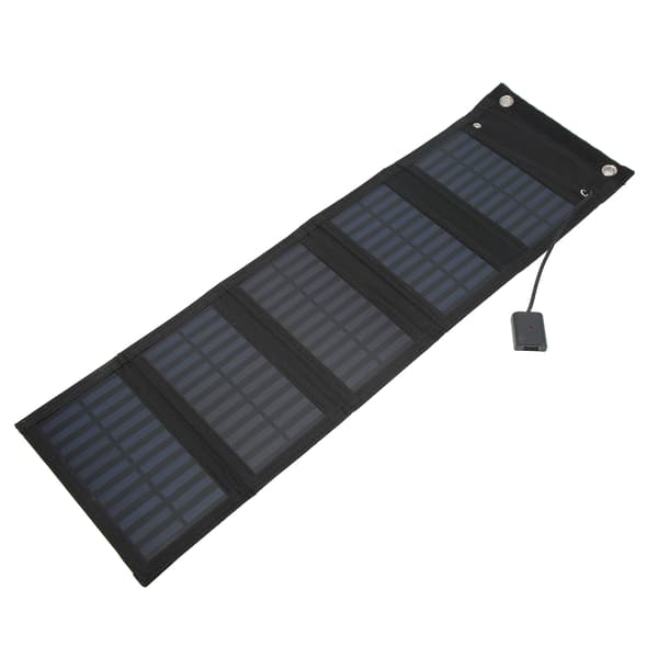 25W Solpanel Foldepakke IP65 Vandtæt Antioxidation med USB-kabel til Overvågningskameraer Bærbare Computere