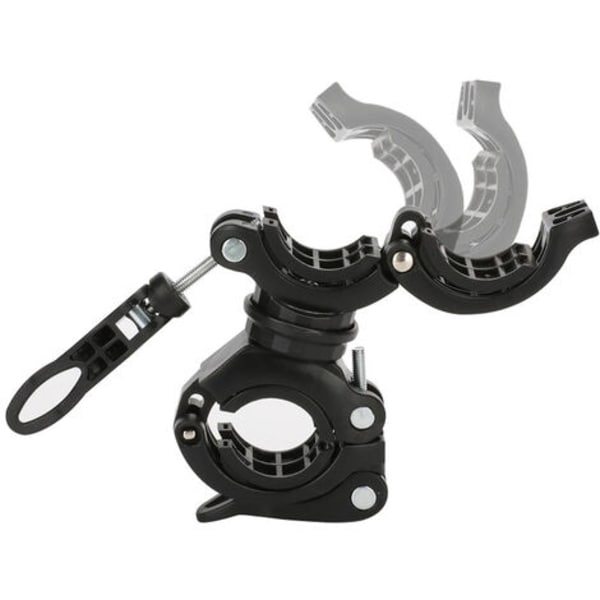 360 graders cykelljus Ficklampshållare Cykelkamerahållare Cykelfästeshållare för LED Torch Light Clamp Clip Bike, MTB