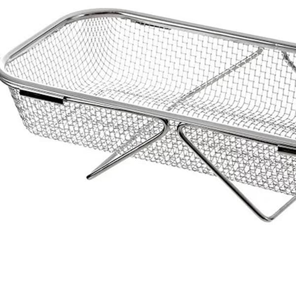 Utdragbart diskställ i rostfritt stål för diskbänk, hushållskök 31x12,5 cm