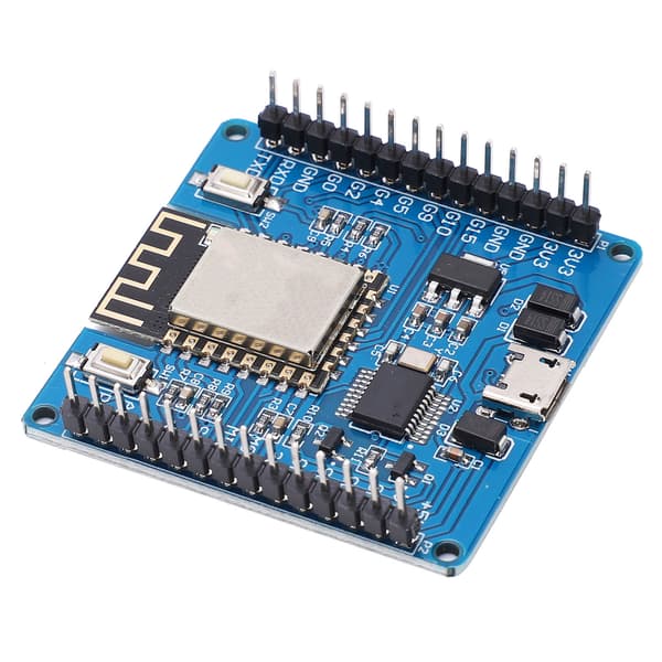 Python ESP8266 Utviklingskort 5V 3.3V Spenningsinngang Pin Header PCB