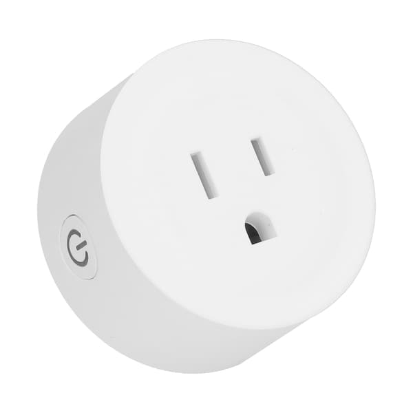 Smart WiFi-kontakt med timer, fjernkontroll, stemmeassistent US 90-250V