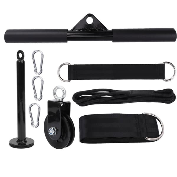 9-delars DIY Träningsutrustningsset Laststift Triceps Pulldown Remhjulssystem