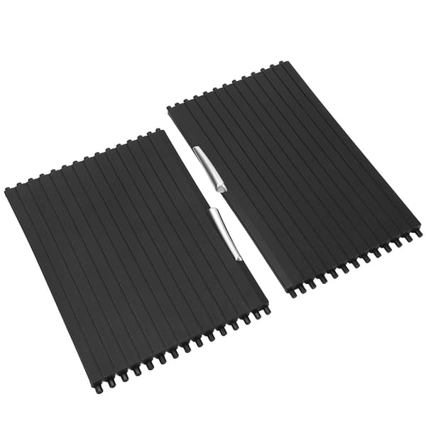 2 stk Senterkonsoll Rullgardin Deksel 51166954943 Gummiutskifting for E70 X5 SAV 2007‑2013