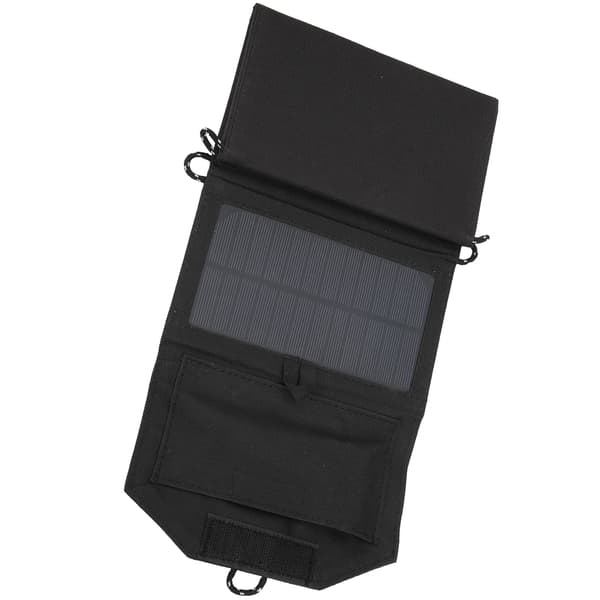 Foldbar 72W Bar Solar Opladerpanel USB Telefonopladning Sort