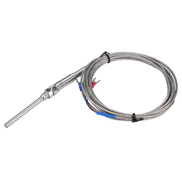 PT100 platinamotstånd termoelement 50 mm sond temperatursensor tråd - 0-400 ℃ (3m)