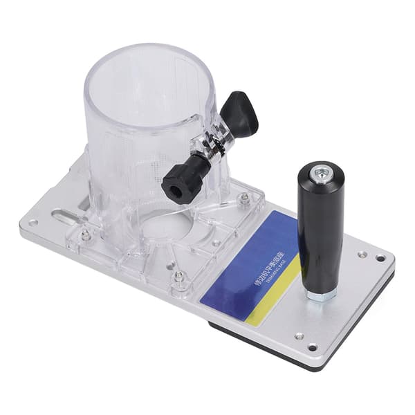 Professionel Træbearbejdningsfræserbase Transparent Plast Standard 6,5 cm Dia