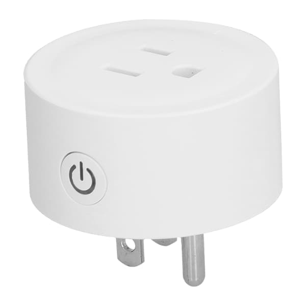 Smart WiFi-kontakt med timer, fjernkontroll, stemmeassistent US 90-250V