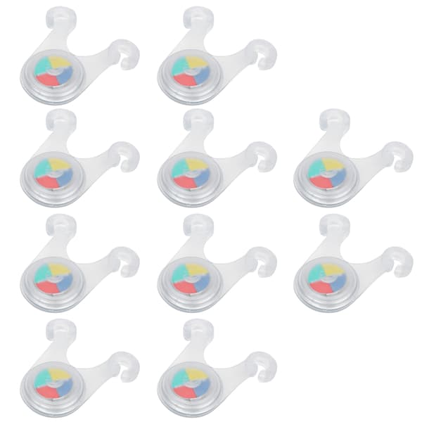 10 LED Camping Lantern Utendørs Silikon Telt String Varsellys Full Farge
